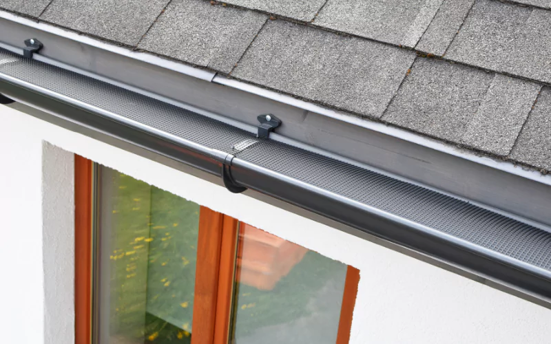 gutter guard install